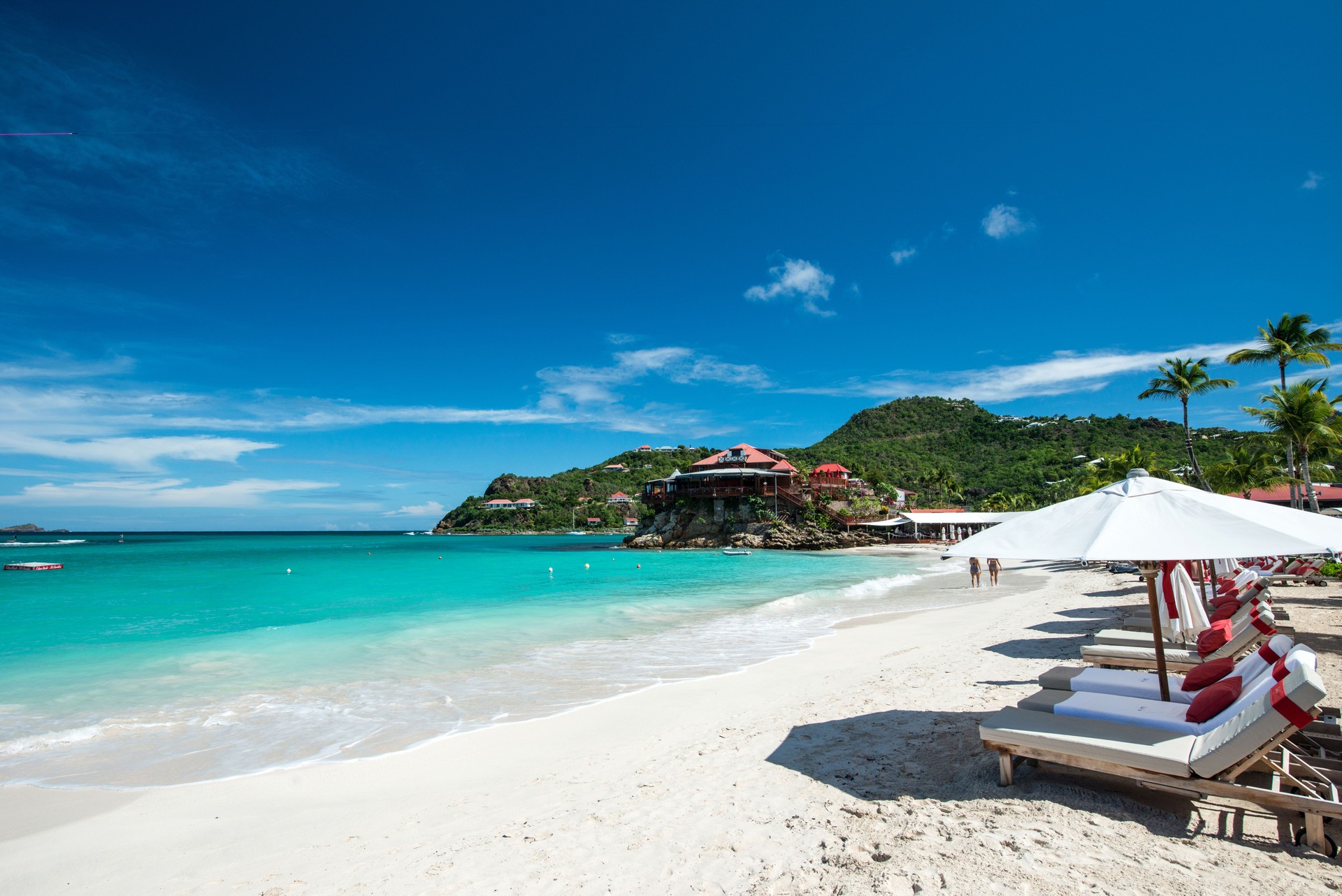 St Barth Island, Caribbean sea